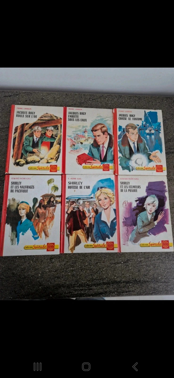 Lot of 9 books Spirale Collection from the 60s/70s. – photo 3